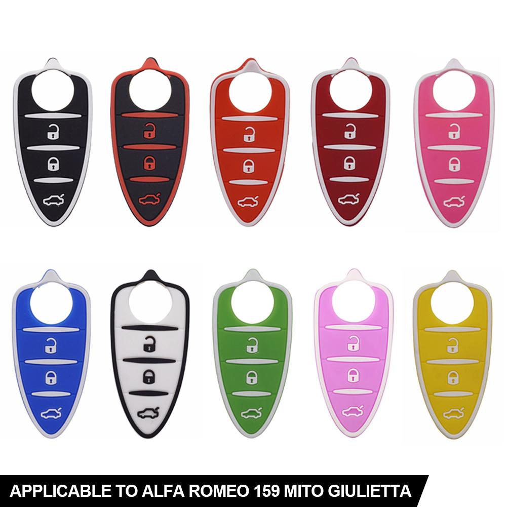 3 Кнопки Корпус Пульта Автомобильного Ключа Кнопки Резиновые для Alfa Romeo 156/159 /mito/giulietta/gt/4c