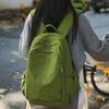 Solid Color Schoolbag Women's Large Capacity Backpack Middle School Student Commuter Travel Backpack