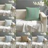 Minimal Versatile Stripes Pillow Case Linen Pillow Case Sofa Home Decor Cushion Cover Cushion Cove