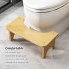New Wood Toilet Stool Waterproof Non Slide Poop Seat Holder Washroom Restroom Stand Old People Squat Bench