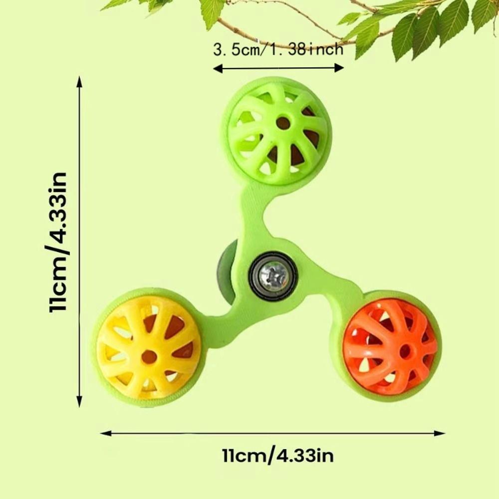 Hanging Bird Rotating Windmill Interactive Bird Cage Toy for Chewing Bird Cage Use