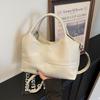 Женская винтажная сумка-хобо из ПУ-кожи на плечо, повседневная сумка