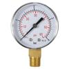 Резьба 1/4" NPT 50 мм 0~60 фунтов на кв. дюйм 0~4 бар Фильтр для бассейна Циферблат давления воды Гидравлический манометр Манометр
