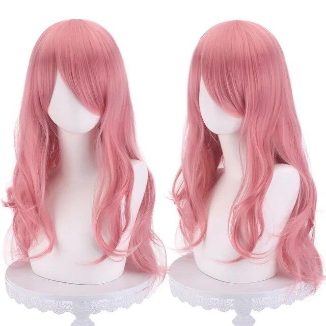 Cosply парик 70 см красный длинный вьющийся синтетический парик аниме парик на Хэллоуин тело Lucky Girl Руби Гиллман Рождественская вечеринка