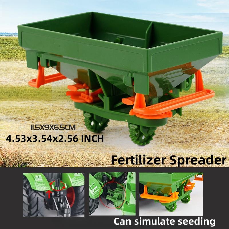 Крупномасштабные тракторные игрушки, DIY фермерский автомобильный игровой набор, игрушечный транспортный прицеп, инженерные подарки на день рождения