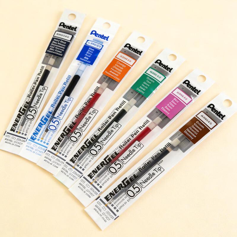 Сменные стержни для гелевой ручки Pentel 0,5 мм, быстросохнущие