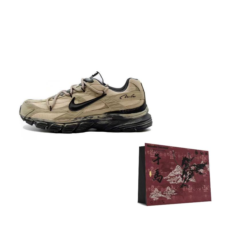 Nike Initiator Cushioning Slip Resistant Abrasion Resistant Low top Casual Running Shoes Unisex Umber HQ1179-001