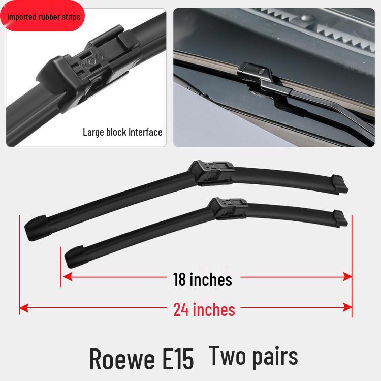 Roewe I5 Special Boneless Wiper Blade - Universal Rubber Strip Accessory
