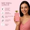 Glamveda Роскошная Цветочная Красотка Стойкий | Парфюм для Женщин 100 мл | с Ландышем, Орхидеей, Ванилью | Цветочный и Фруктовый Премиальный Аромат