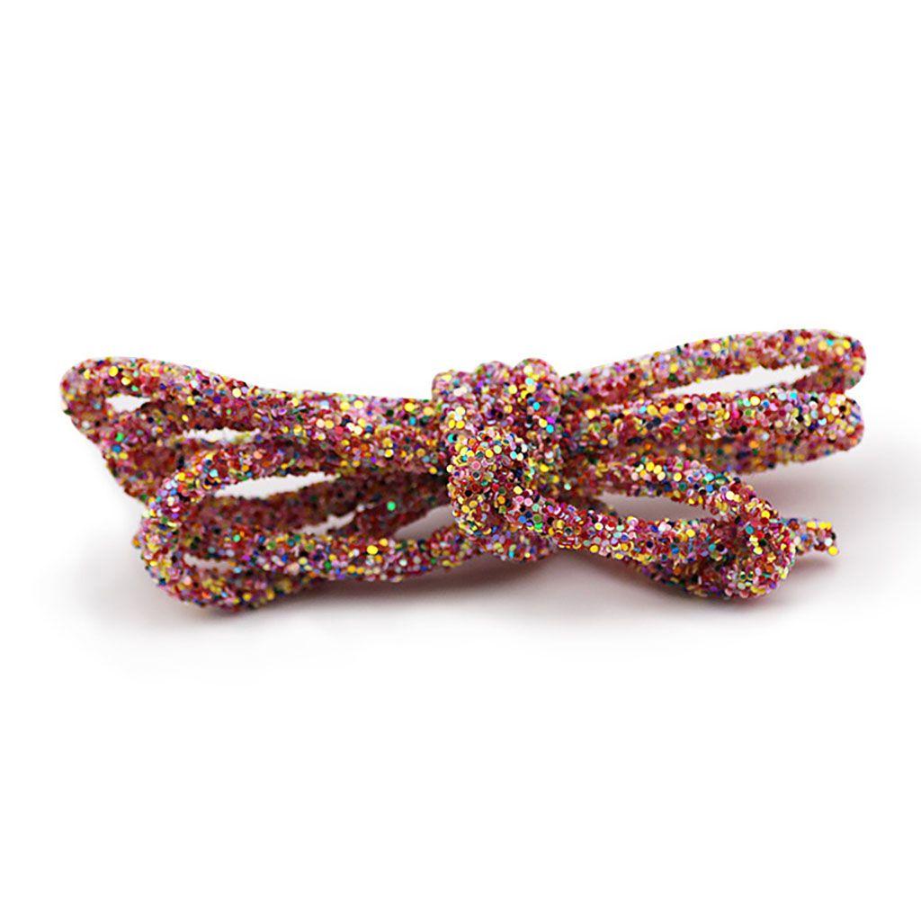 Shiny Garment Material Soft Colorful Glitter Rope Strings Hat Decor Resin Sequin Rope Sandal DIY