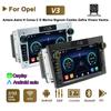 2 Din Android Stereo Car Radio Multimedia Player GPS Navi LED Clock For Opel Corsa C Signum Vivaro Astra H Corsa D Zafira Tigra Twintop