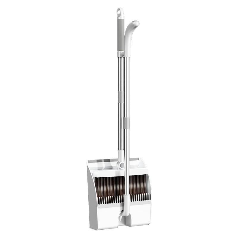 Magnetic Sweep Set With Dustpan Home Use Hair-Resistant Broom Combo PPPET Lightweight Cleaning Tool