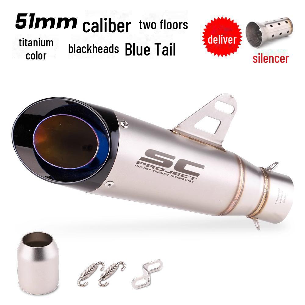 Ninja Z250/300/400 MT0709 R25/R3/R6 Street SC 2/3-Layer Motorcycle Exhaust Pipe