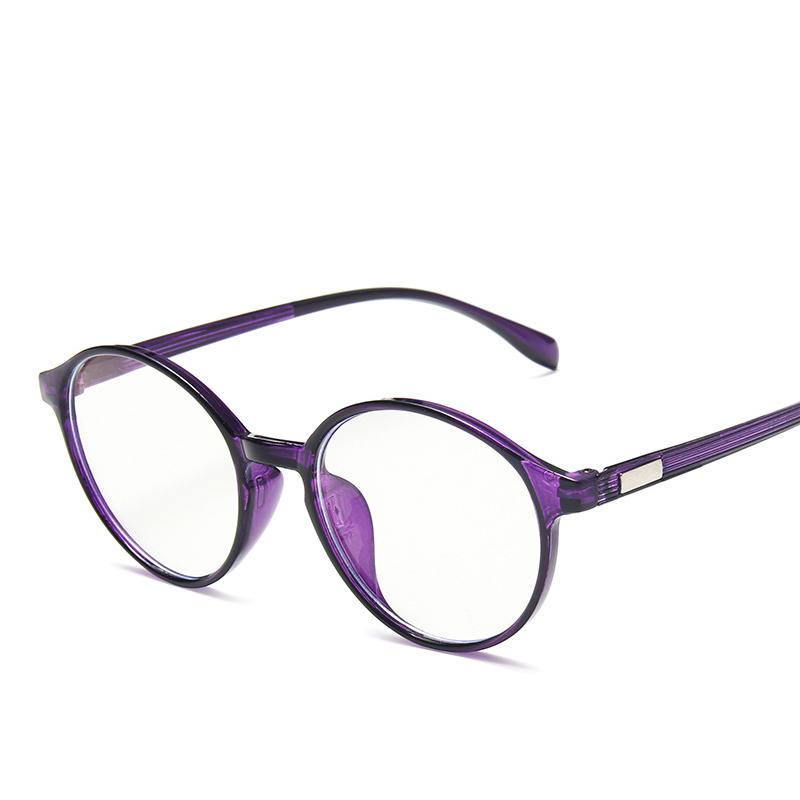Круглая оправа Очки с защитой от синего света Обычные очки Линзы Искусство Оригинальные домашние очки с защитой от синего света Студенческие очки в оправе