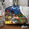 Custom Name Tom Jerry Adventure flannel Blanket for Super Soft Cute Comfort Blanket for Travel Bedding Couch Sofa Blanket