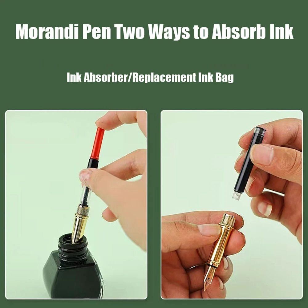 0,5 мм Чернильная ручка Канцелярские принадлежности Металлическая ручка Новая металлическая перьевая ручка
