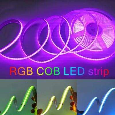 8 мм/10 мм RA95 Гибкая COB светодиодная лента высокой плотности RGB светодиодная лента DC12V/24V для освещения для украшения гостиной 576 светодиодов/м
