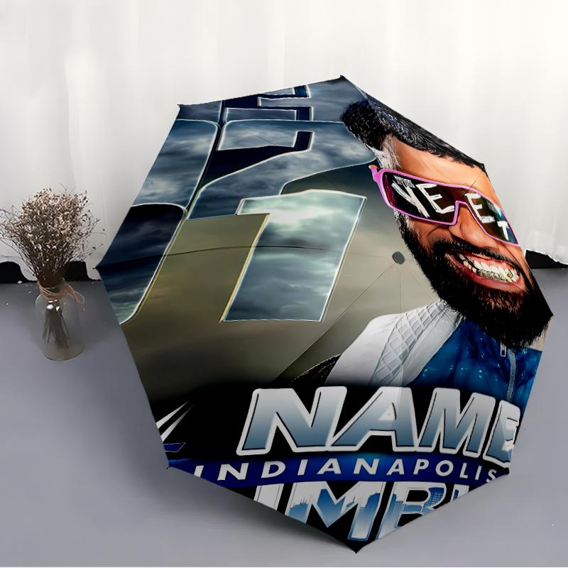 Personalized Name J-JEY USO YEET Print Umbrella - Automatic Open/Close, Eight-Rib Durable Frame, Automatic Folding Umbrella