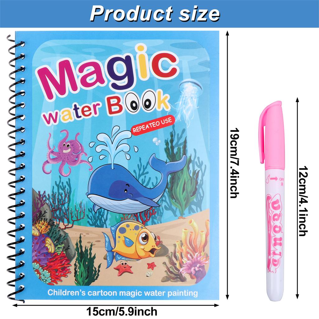 1 набор раскрасок «Волшебная вода»