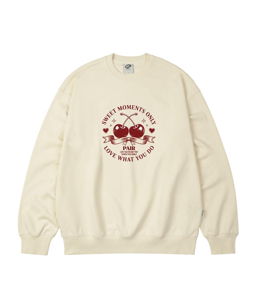 WILDROCK Cherry Pear Oversized Sweatshirt_9 Col (B Type)