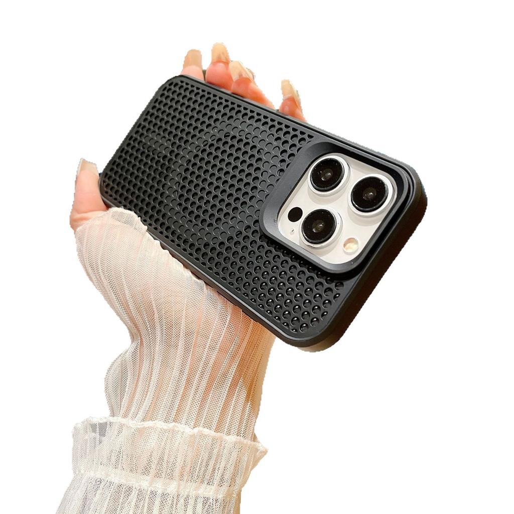 For Apple 17promax Magnetic Phone Case for IPhone 16 Breathable Heat Dissipation 14 Full Package Anti Drop 15 Protective Cover