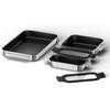 Set of BSH HEZ9FF040 Roasting Pans, 4 Pieces (17007157)