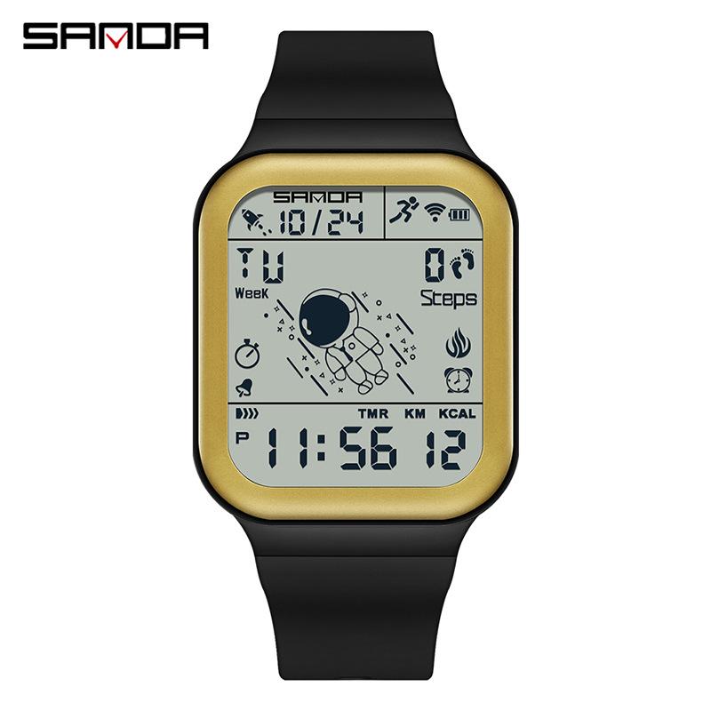 Sanda Astronaut Series Men's Sports Pedometer and Calorie Watch for Students