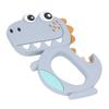 Игрушки для прорезывания зубов у младенцев, удобные в использовании, безопасные для младенцев и малышей, силиконовые прорезыватели для зубов в виде динозавров