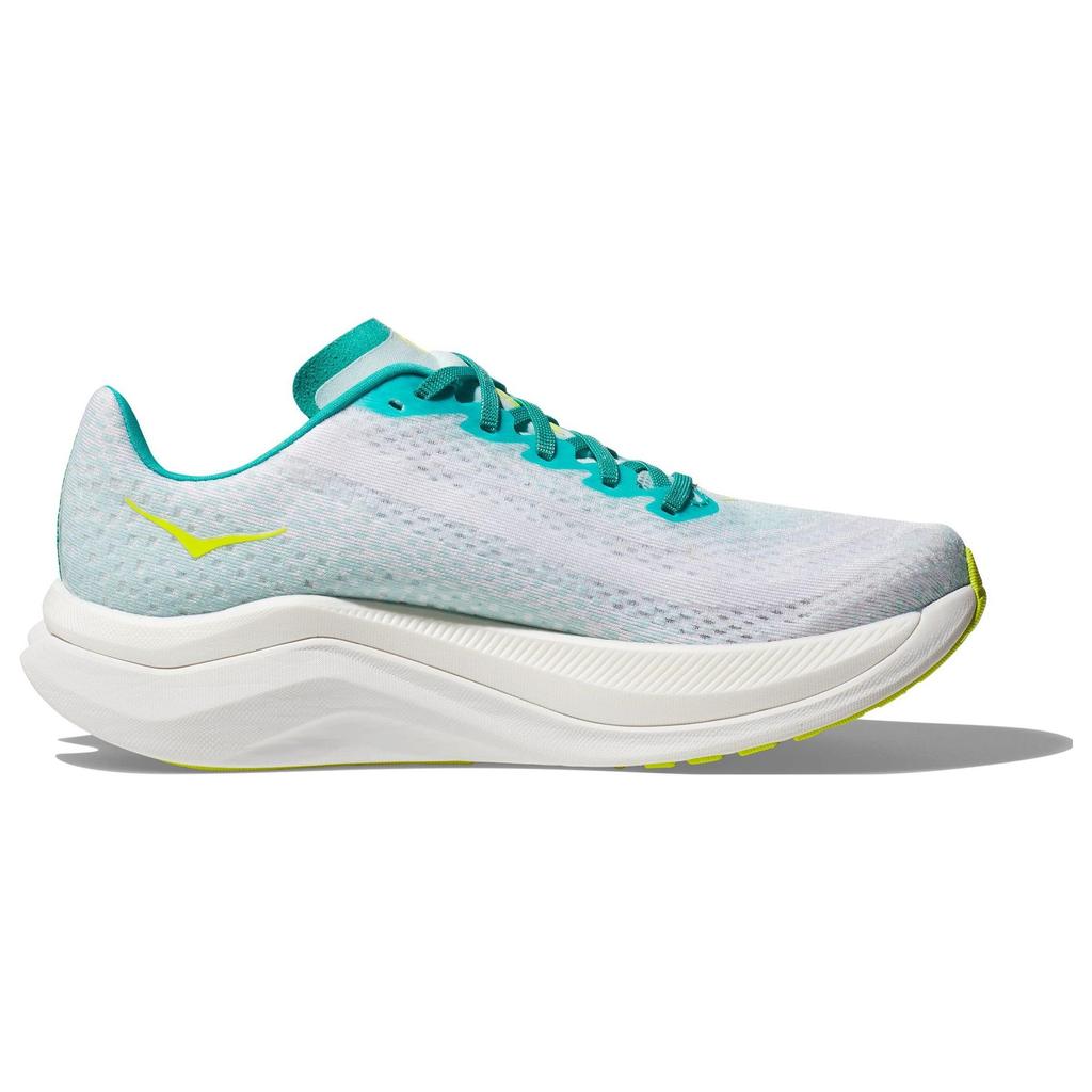 HOKA Mach X Белые Синее Стекло Женские Кроссовки 1141451-WBGL