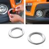 Front Side Bumper Fog Light Lamp Covers Accessories Chrome for Jeep Renegade 19+