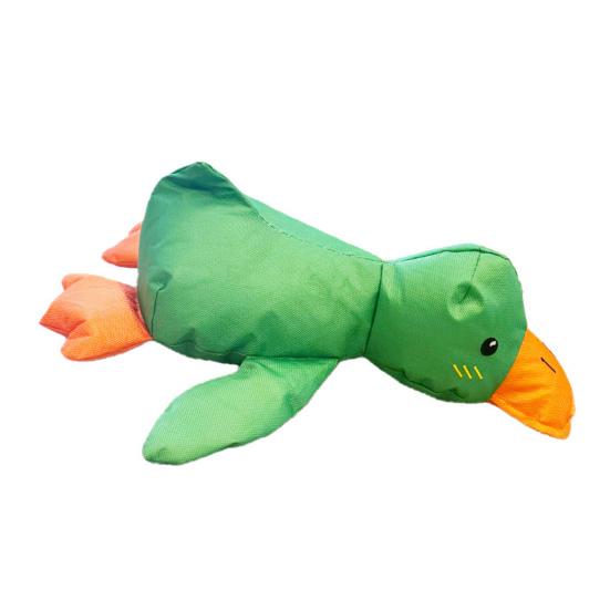 Игрушка для жевания утки для собак, снятие скуки и стресса, интерактивная игрушка для домашних животных из ткани Оксфорд, успокаивающая плюшевая игрушка для утки с пищалкой для щенков, товары для животных