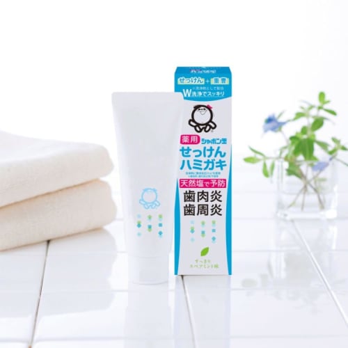 [Набор из 2 штук] Зубная паста Bubble Soap, Лечебная зубная паста Soap, 80 г, Предотвращает гингивит и пародонтит и уменьшает неприятный запах изо рта, Включает SHOP POLITE
