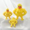 2025 3D Мускулистый Утенок Креативная Книжная Полка Причудливая Фигурка Поделки Статуэтка Утки Настольное Украшение Рождественский Подарок на Хэллоуин