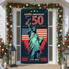 Фон для празднования 250-летия США Ретро-эстетика Американское 250-летие Дисплей Баннер 250-летия США Статуя Свободы