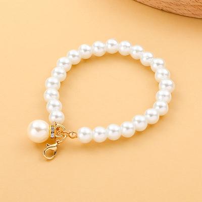 DIY кукольный жемчужный шнурок, имитация жемчуга, короткий URL, подвеска с бриллиантовым кольцом, брелок для сумочки, аксессуары для чехла телефона