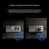 Car Glove Box USB HUB Docking Station 4-in-1 Multi Port Type C Splitter Adapter with Overcurrent Protection for Safety Use