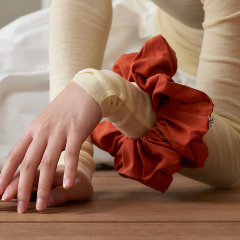 Geegee шелест большая резинка для волос (4color)