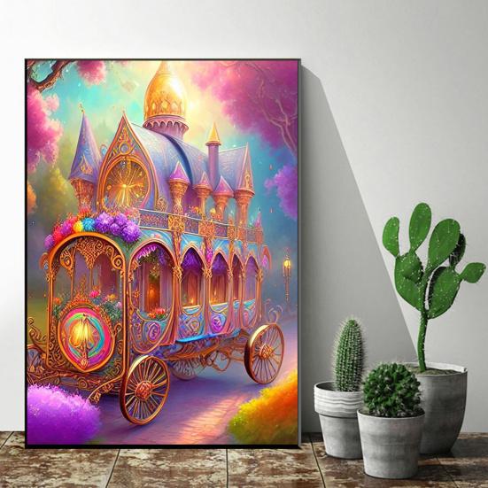 DIY 5D Diamond Art Kit Книжный шкаф Комод Узор Повышение креативности Уменьшение стресса Развивайте терпение Вышивка Мозаика Вышивка крестиком Украшение дома