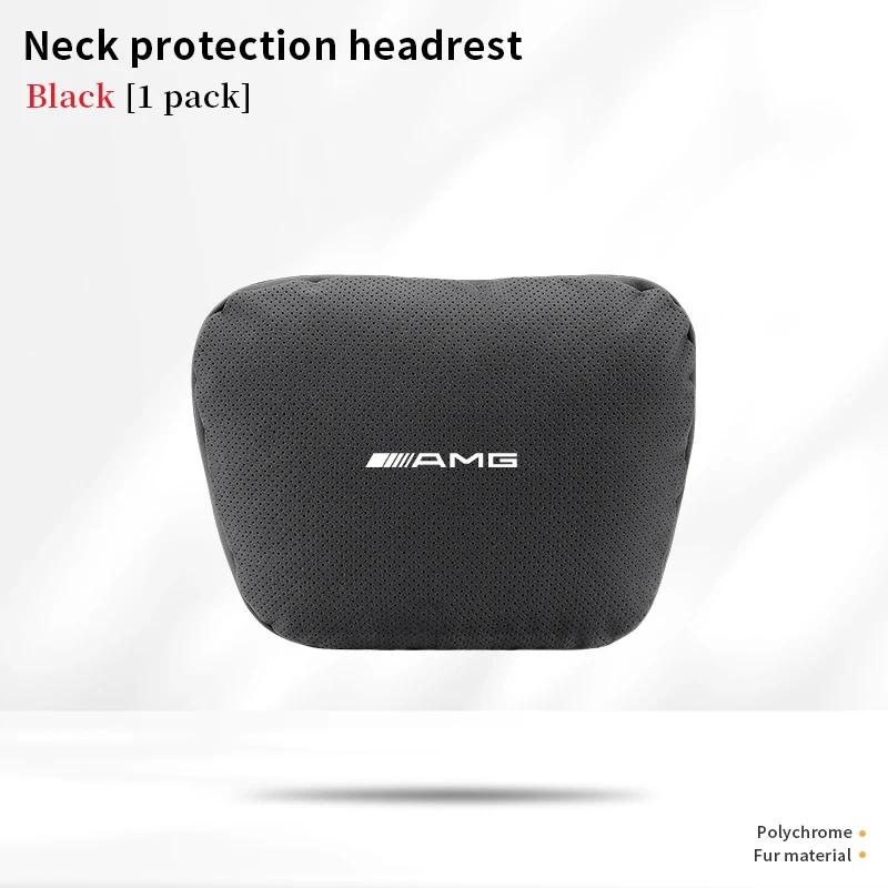AABCY1 Mercedes Benz A B C E S Class AMG GLB GLC GLE CLA CLS SLC GLS A45 C43 Car Headrest Neck Support Lumbar Rest Cushion Neck Pillow