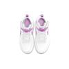 Nike Mid 2 Ретро Повседневные Нескользящие Амортизирующие Прочные Полувысокие Детские Кеды для Скейтборда Детские кеды Белый Фиолетовый CD7783-103