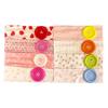 Vintage Style Button Hairband Large Button Printed Headband New Elastic Hairband  Sports