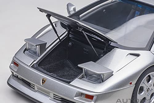 AUTOart Масштаб 1/18 Lamborghini Diablo SE30 Jota в цвете Титан/Металлик Серебристый (Готовая модель) 79143