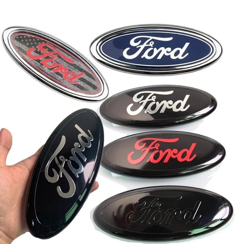 11,5x4,5 см Наклейка-эмблема с логотипом на задний багажник автомобиля для Ford Kuga Edge Escape F150 Ecosport Fiesta Ranger Mustang Mondeo Fusion Focus