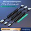 Выдвижной кабель HDMI 4K60 Гц под углом к Mini/Micro HDMI с синхронизацией HD-аудио