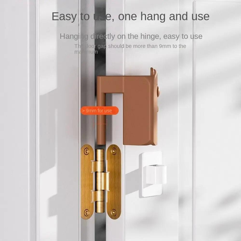 Door Stopper Baby Safety Lock Anti-grip Silicone Finger Protector Easy to Install Anti Pinch Hand Children Security Protection