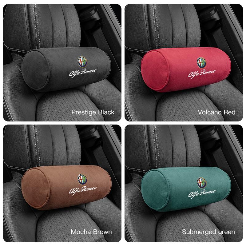 Car Neck Headrest Pillow Accessories Cushion Auto Seat Head Support For Alfa Romeo Giulietta Mito 159 Giulia Stelvio 156 147IW8