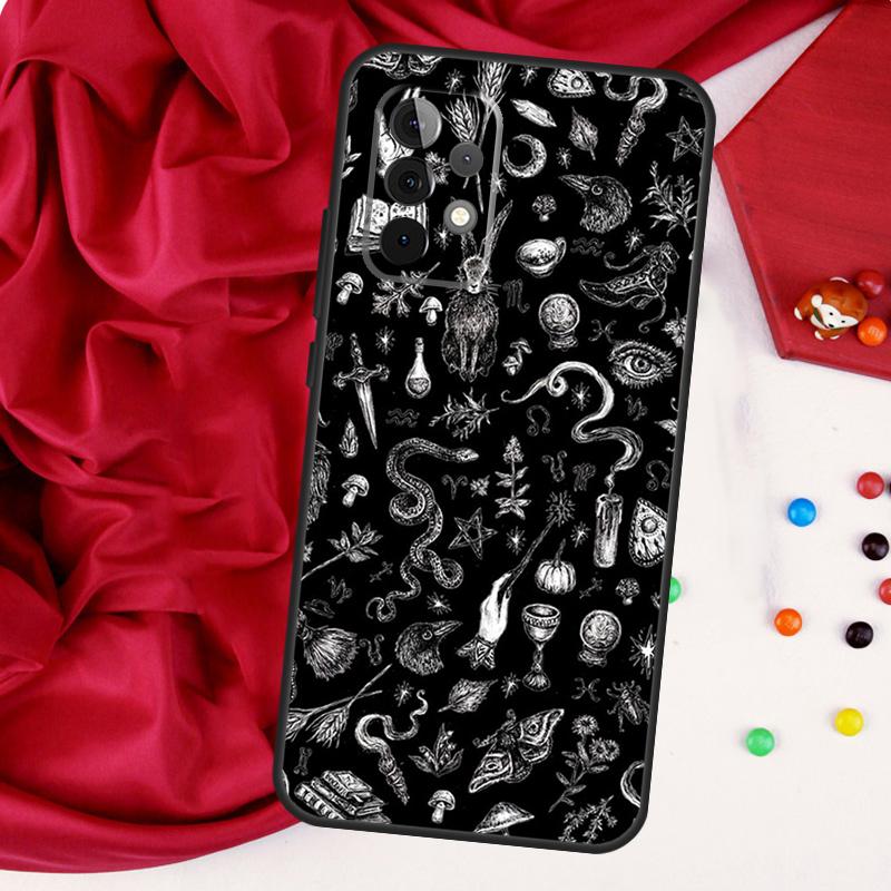 Магия ведьмы для Samsung Galaxy A55 A53 A33 A13 A35 A15 A36 A56 A26 A16 A22 A32 A52 A54 A34 A06 A05 Чехол
