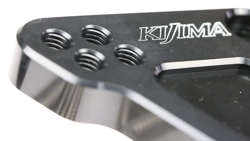 Kijima Motorcycle Parts Step Up Bracket Black Anodized YAMAHA ver.2 YZF-R25/R3/MT-25/03 213-4382A