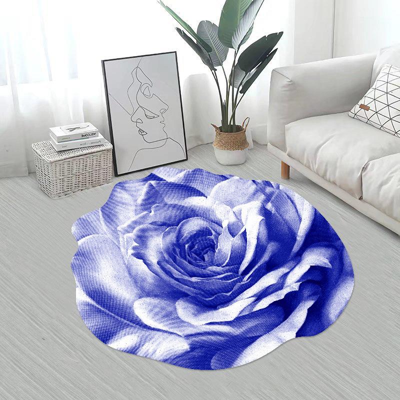 Нерегулярный цветочный ковер напольный коврик для дома гостиная ковер для спальни туалетный столик прикроватная тумбочка полный ковриков