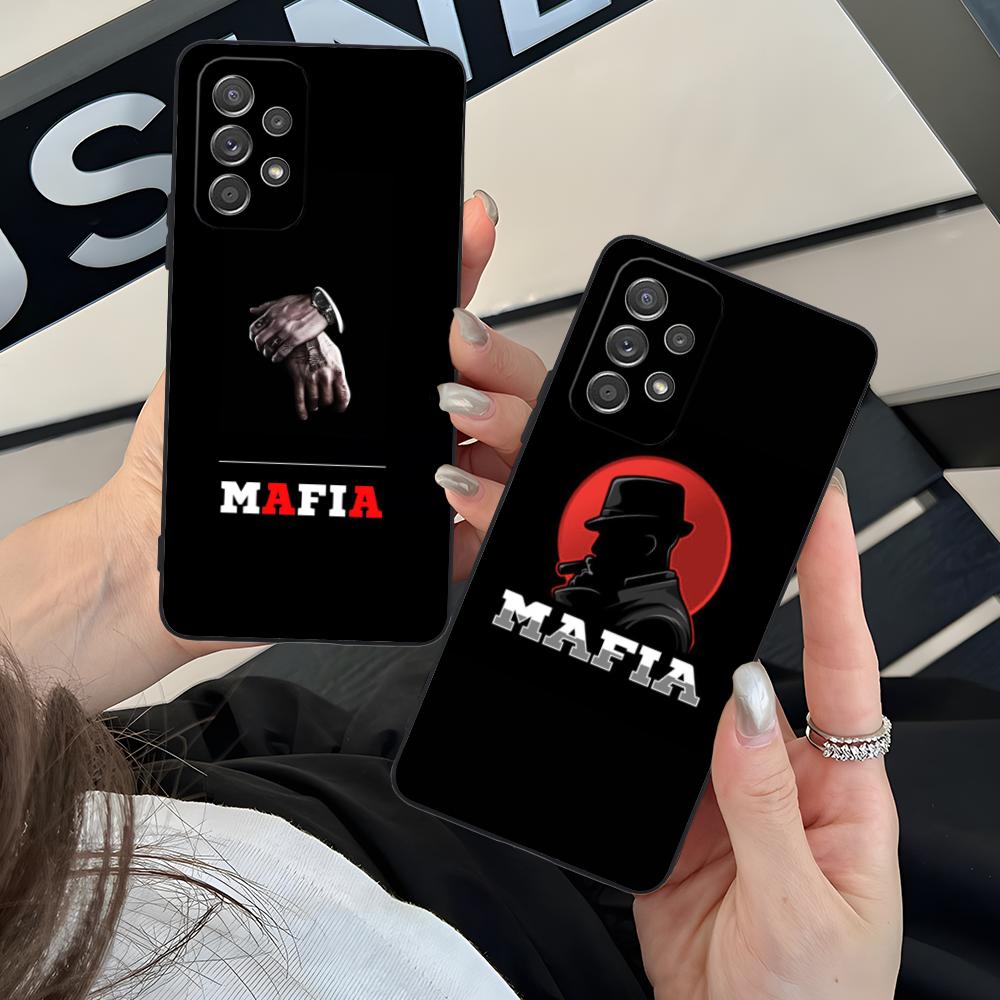 Чехол для телефона 'Итальянская мафия' для Samsung Galaxy M55 54 42 35 34 33 32 23 22 15 14 13 12 F55 5G Мягкий ТПУ Ударопрочный чехол